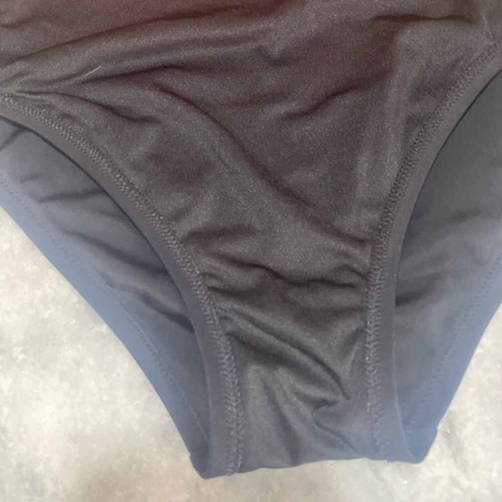 Multi Color Bikini Top and Black Bottom 2 piece SKU200 - Picture 4 of 10